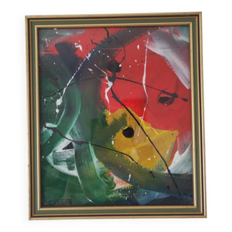 Small abstract painting