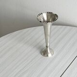 Small metal bud vase