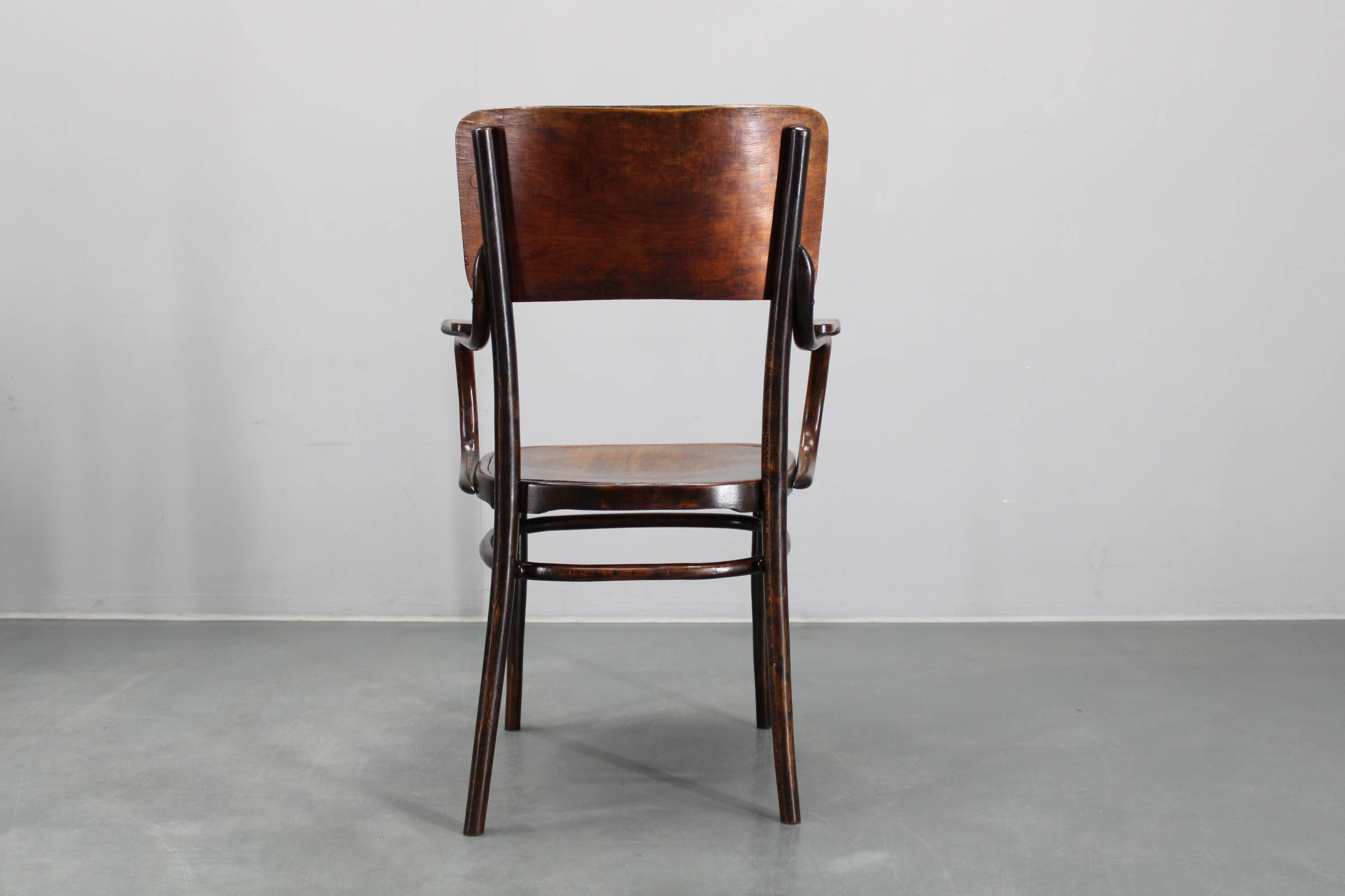 1940s Thonet beech chair no. 57, Czechoslovakia