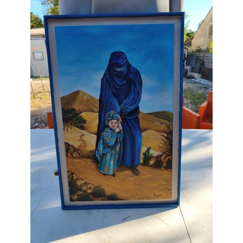 Tableau huile sur toile orientaliste