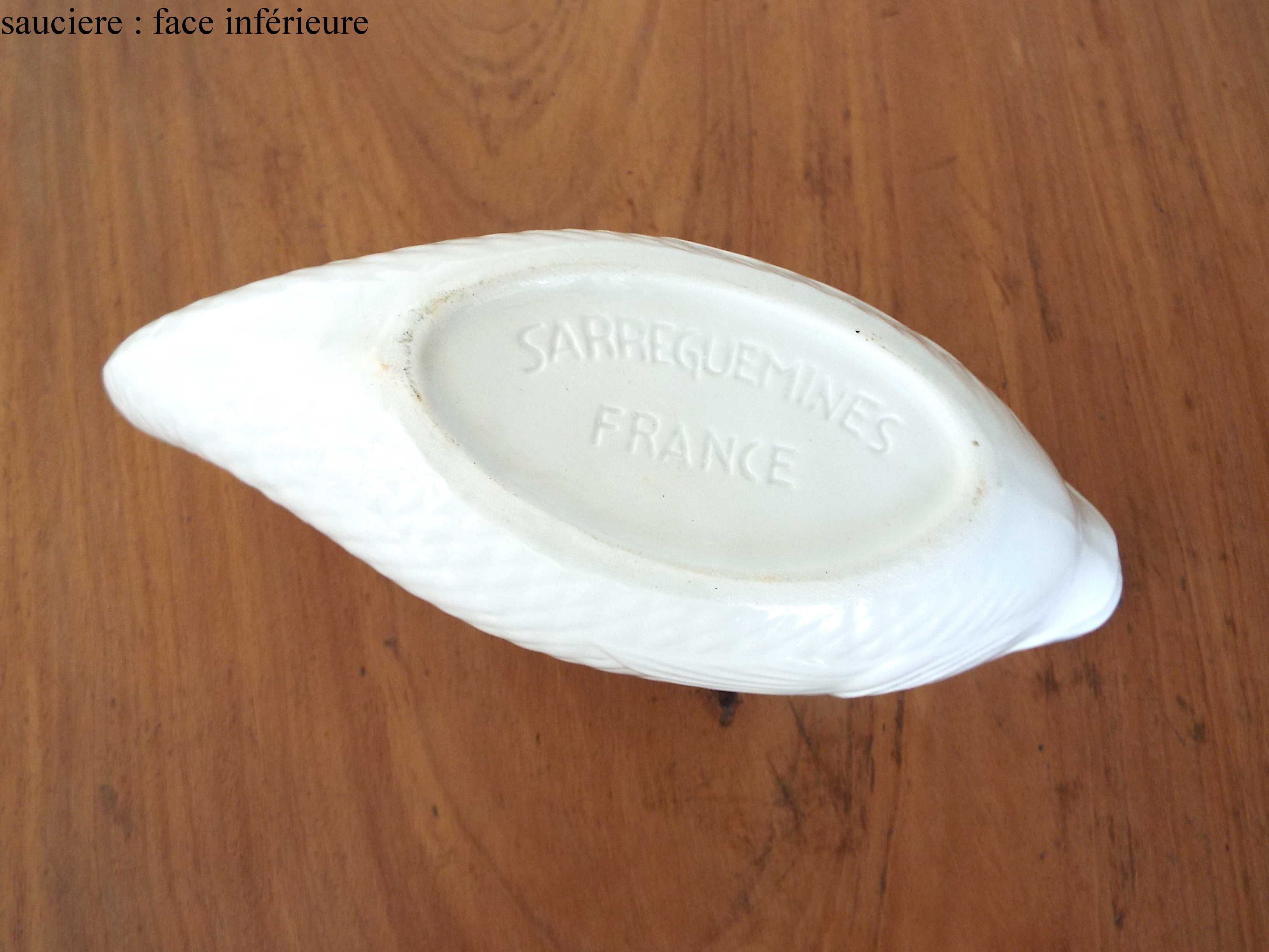 Saucière fish Sarreguemines