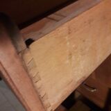 Former furniture of notary in oak 12 drawers 1930