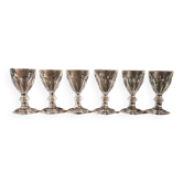Harcourt service white wine glasses Baccarat