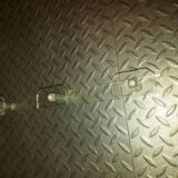 Vintage wall-mounted plexi coat rack