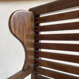 Oak children's wing chair