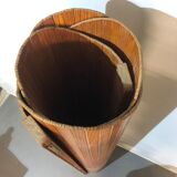 Old wooden screen art deco wave baumann style 1950 in very good condition
