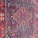 Tapis ancien persan de Mahal fait main 126x197 cm