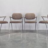 Set of four golf dining chairs designed by Franceso Zaccone, Germany, 1970s