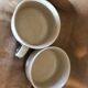 Paire de tasses mug déjeuner en grès