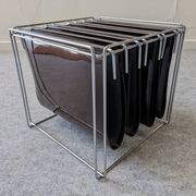 Magazine rack by Gérard Rignault for Group S.A, France around 1970.