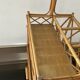 Vintage bar service of the 60s-70s in rattan