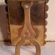 Art deco photo frame in gilded bronze and gilded brass