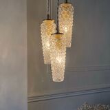 Pendant lamp 3 vintage tulips