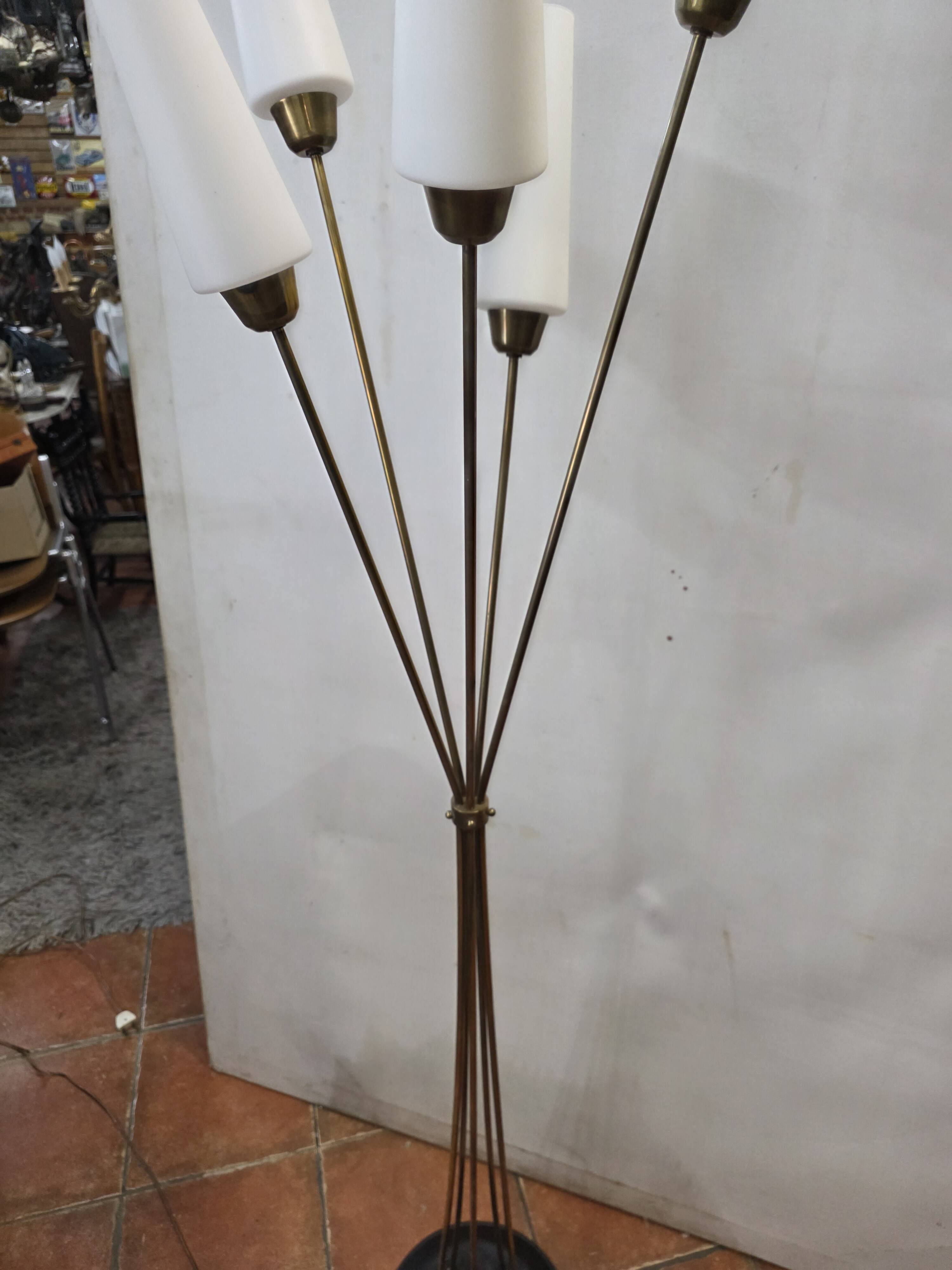 1960s five-light floor lamp