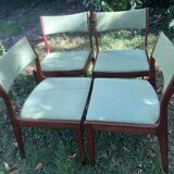 Danish Scandinavian teak chairs Uldum Möbelfabrik 60s