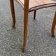 Art Nouveau vintage side table in solid wood