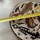 Spanish fish design wall plate signed