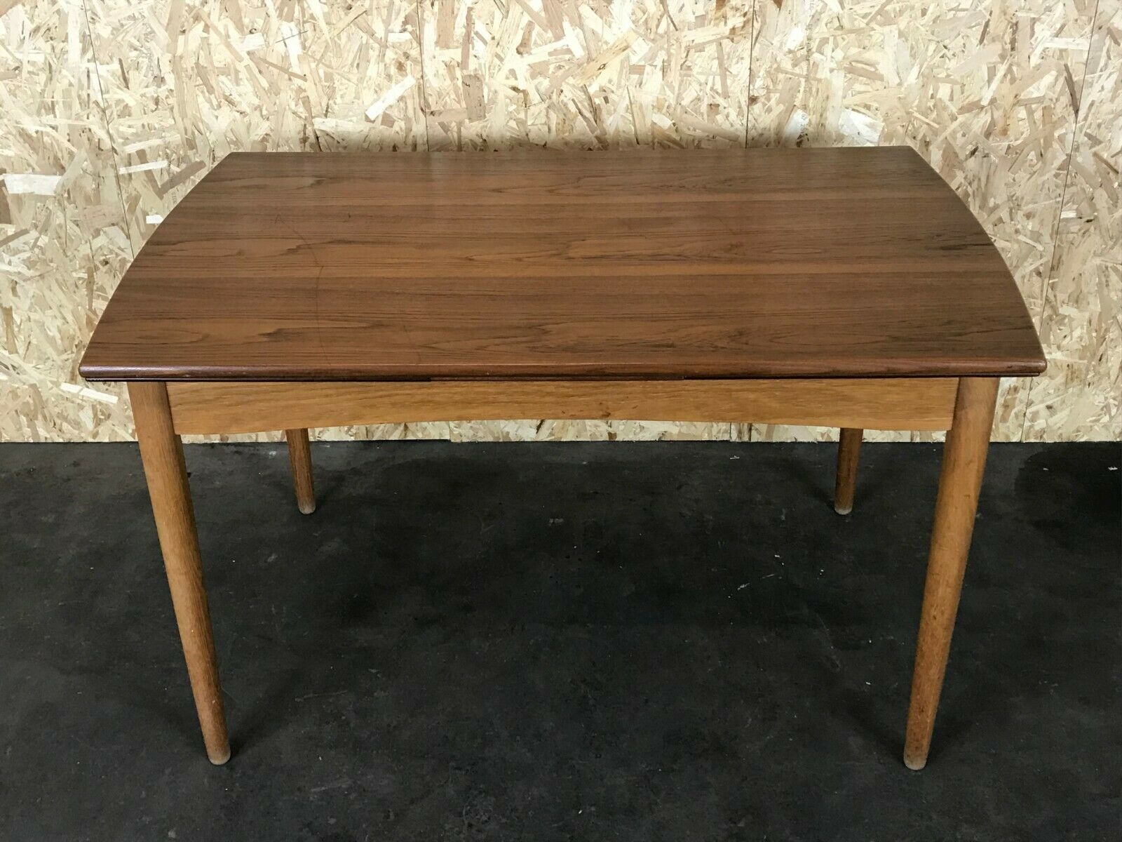60s 70s Oak Teak Dining Table Danish Modern Design Denmark 60s