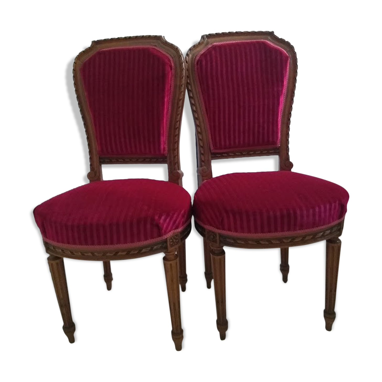 Pair of antique chairs stryle Louis XVI