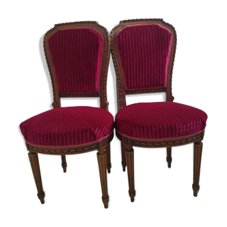 Pair of antique chairs stryle Louis XVI