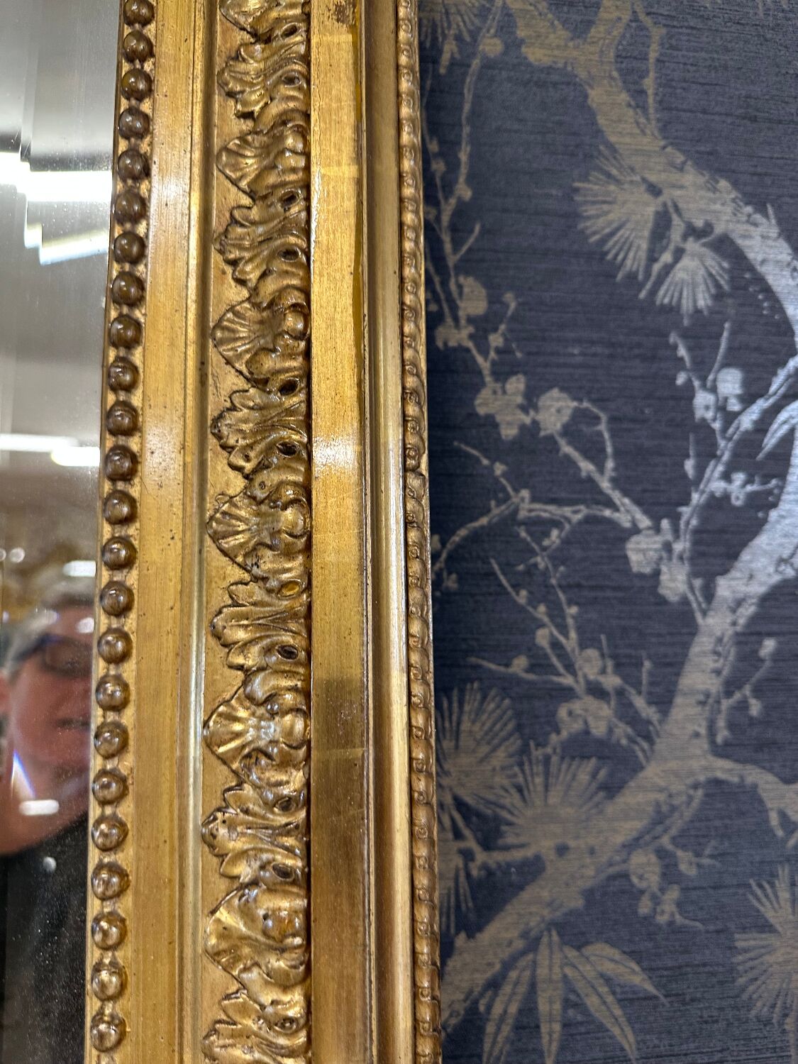 Miroir époque Napoléon III 149x107x112