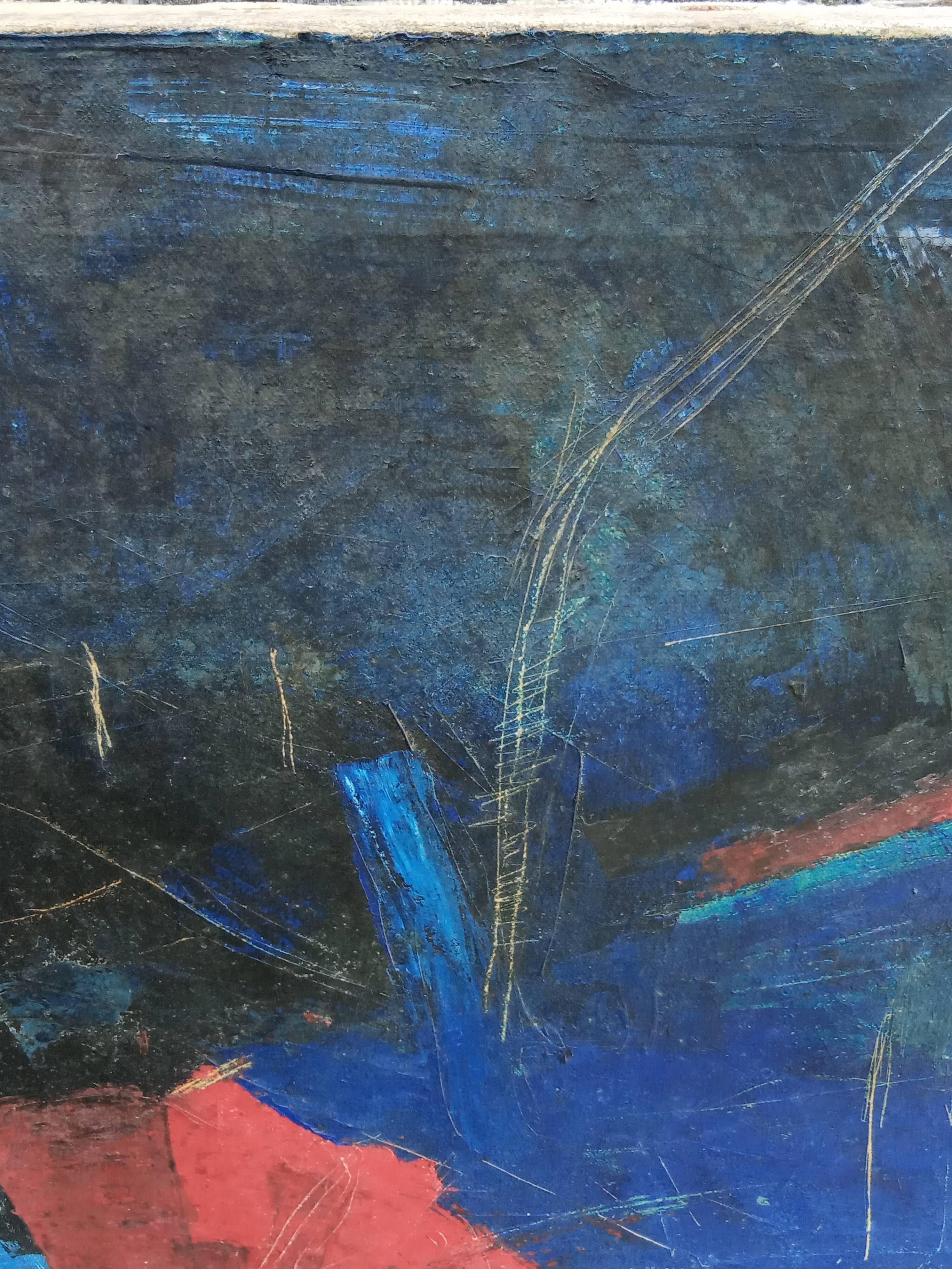 Abstract painting on canvas 65×81 cm
