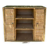 Rattan wardrobe