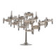 Set of footed candlesticks designed by Hans Nagel for BMF, 1974