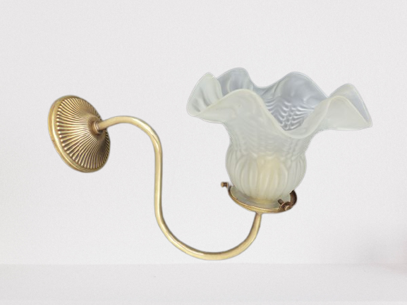 Vintage tulip wall light