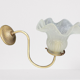 Vintage tulip wall light
