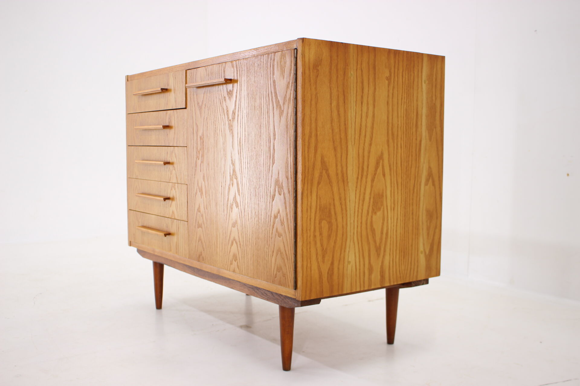 1970s Maple Cabinet or Chest Of Drawers, Czechoslovakia