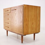 1970s Maple Cabinet or Chest Of Drawers, Czechoslovakia
