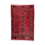 Vintage pakistani carpet lahore handmade 80cm x 122cm 1970s