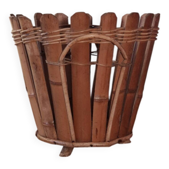 Rattan plant pot