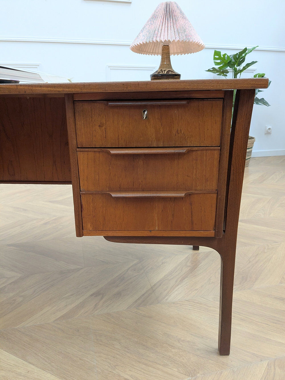 Bureau en teck scandinave