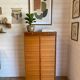 Meuble à Rideaux Vintage – Classeur / Rangement Scandinave Années 60