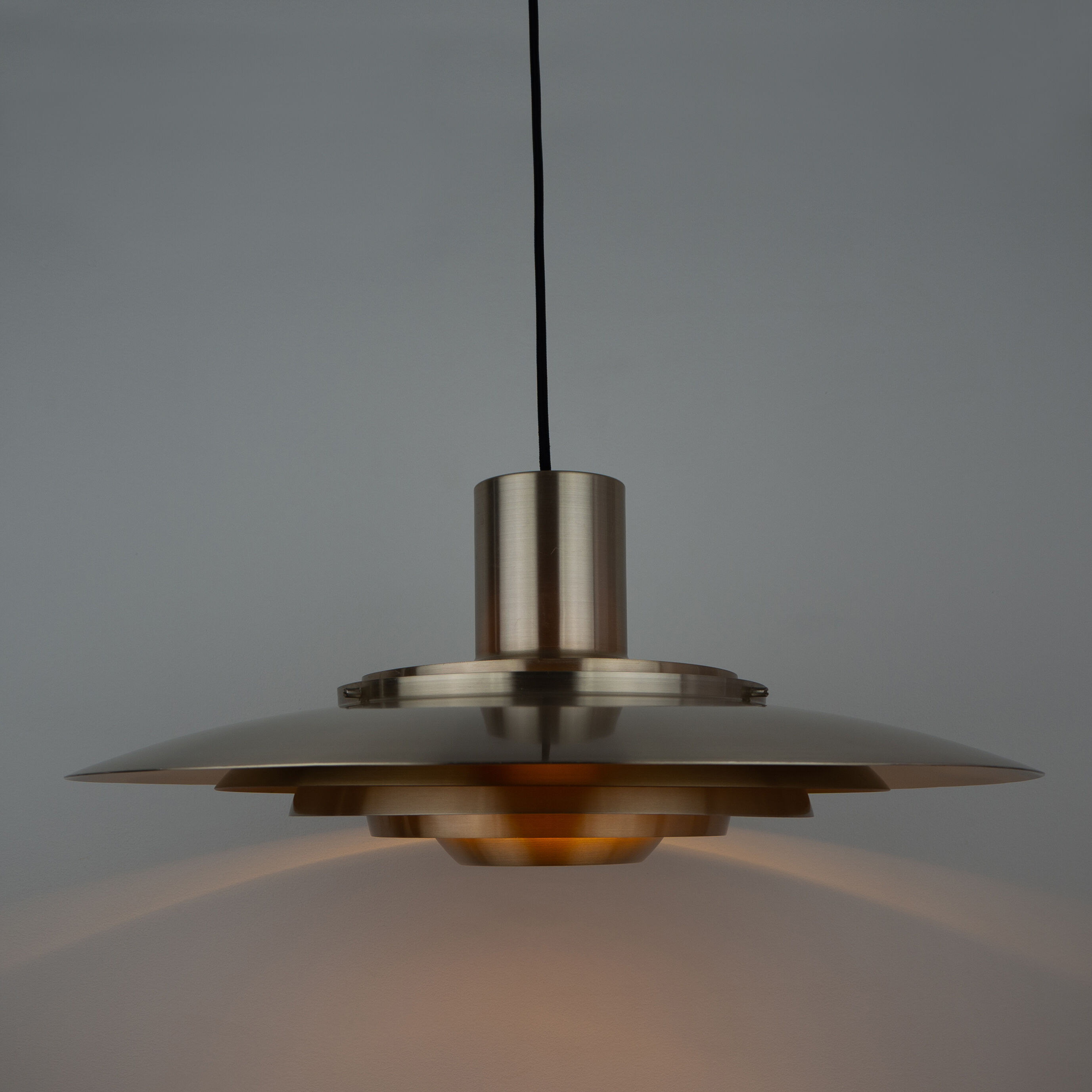 Vintage Danish P376 lamp by Kastholm&Fabricius, Nordisk Solar, 1964