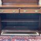 English art nouveau buffet in mahogany early twentieth century