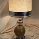 Vintage 1970 metal and ceramic lamp