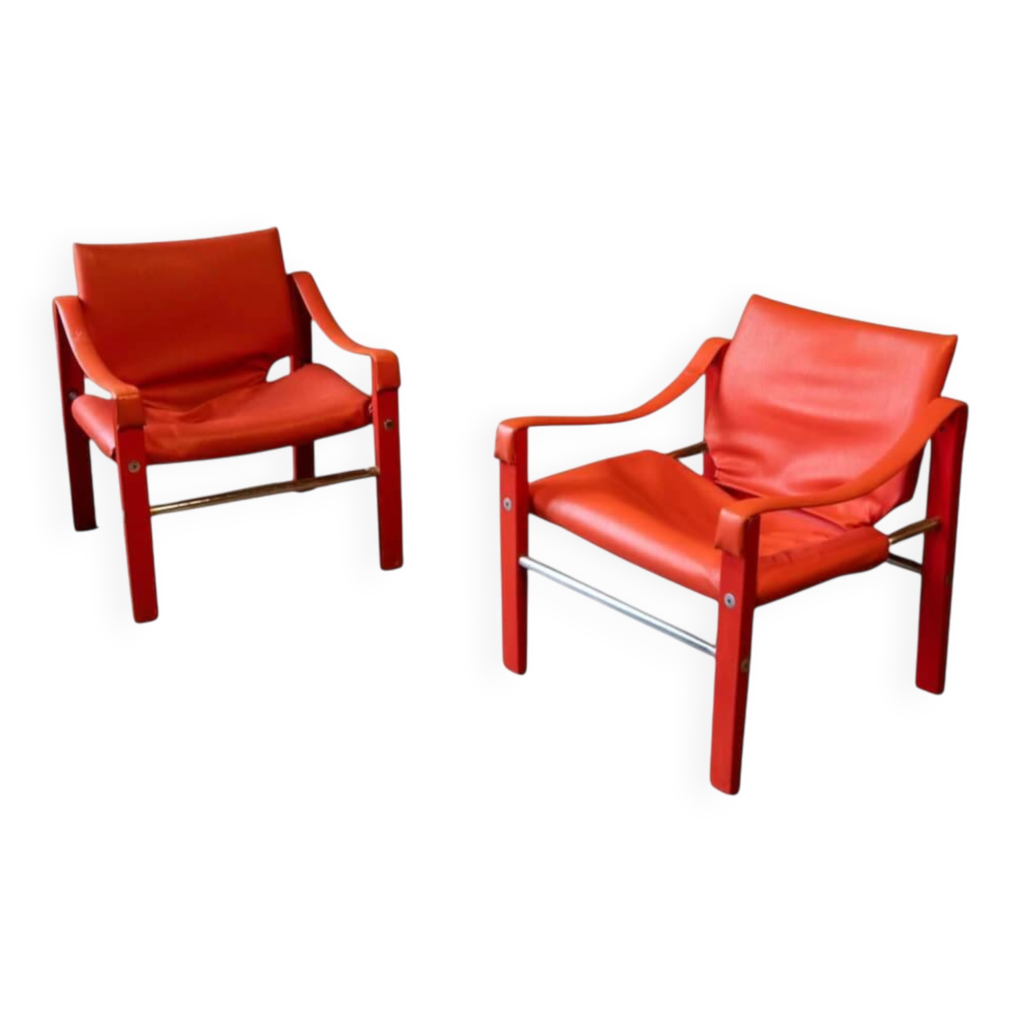 Safari lounge chairs by Maurice Burke