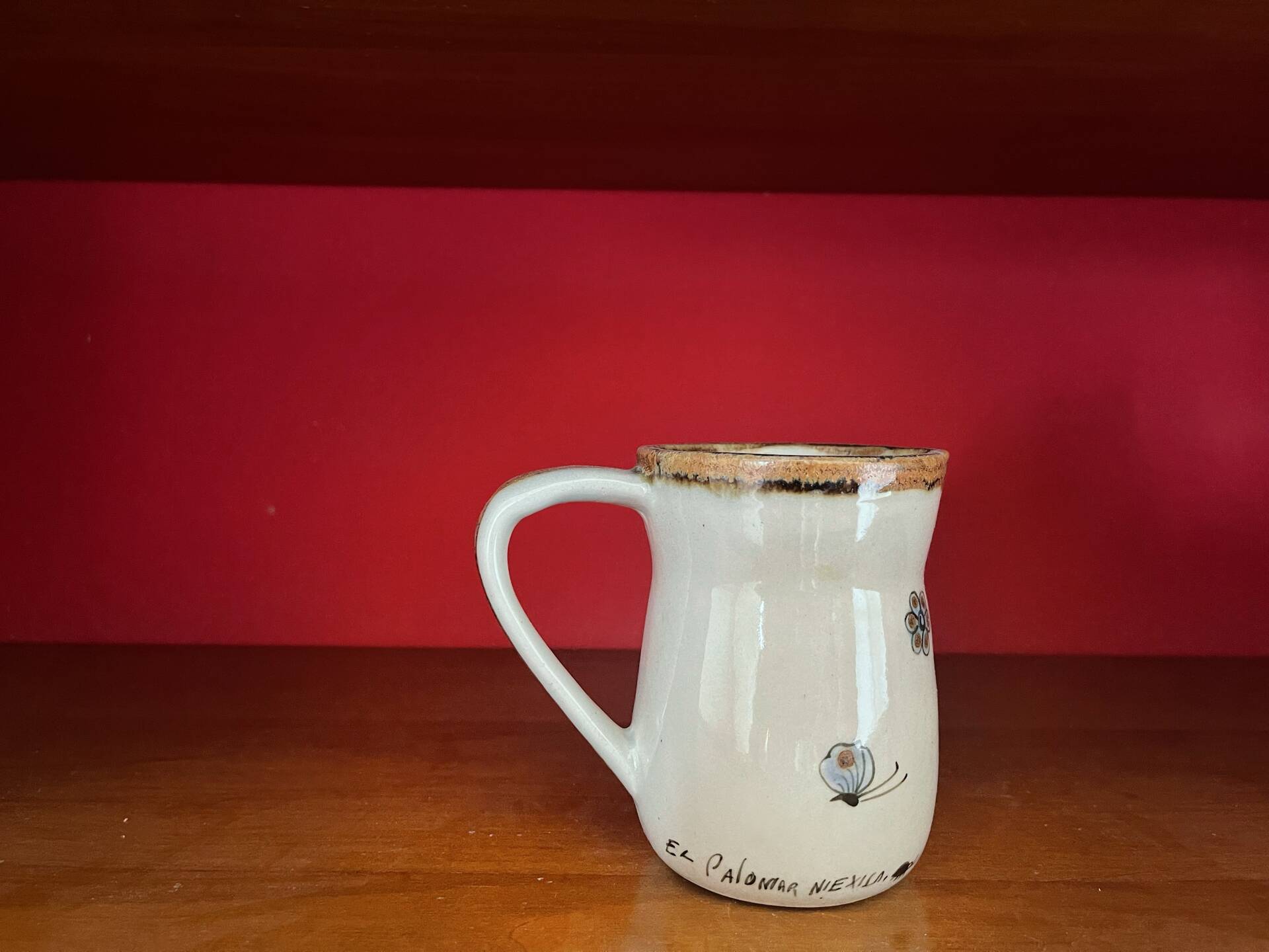 Vintage El Palomar Pitcher Tonala Mexican Pottery