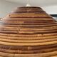 Large rattan pendant light from the 60s-70s