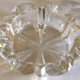 Set of 2 crystal ashtrays / pocket trays from Reims
