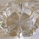 Lot de 2 cendriers / vide poches en cristal de Reims