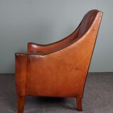 Design leather armchair