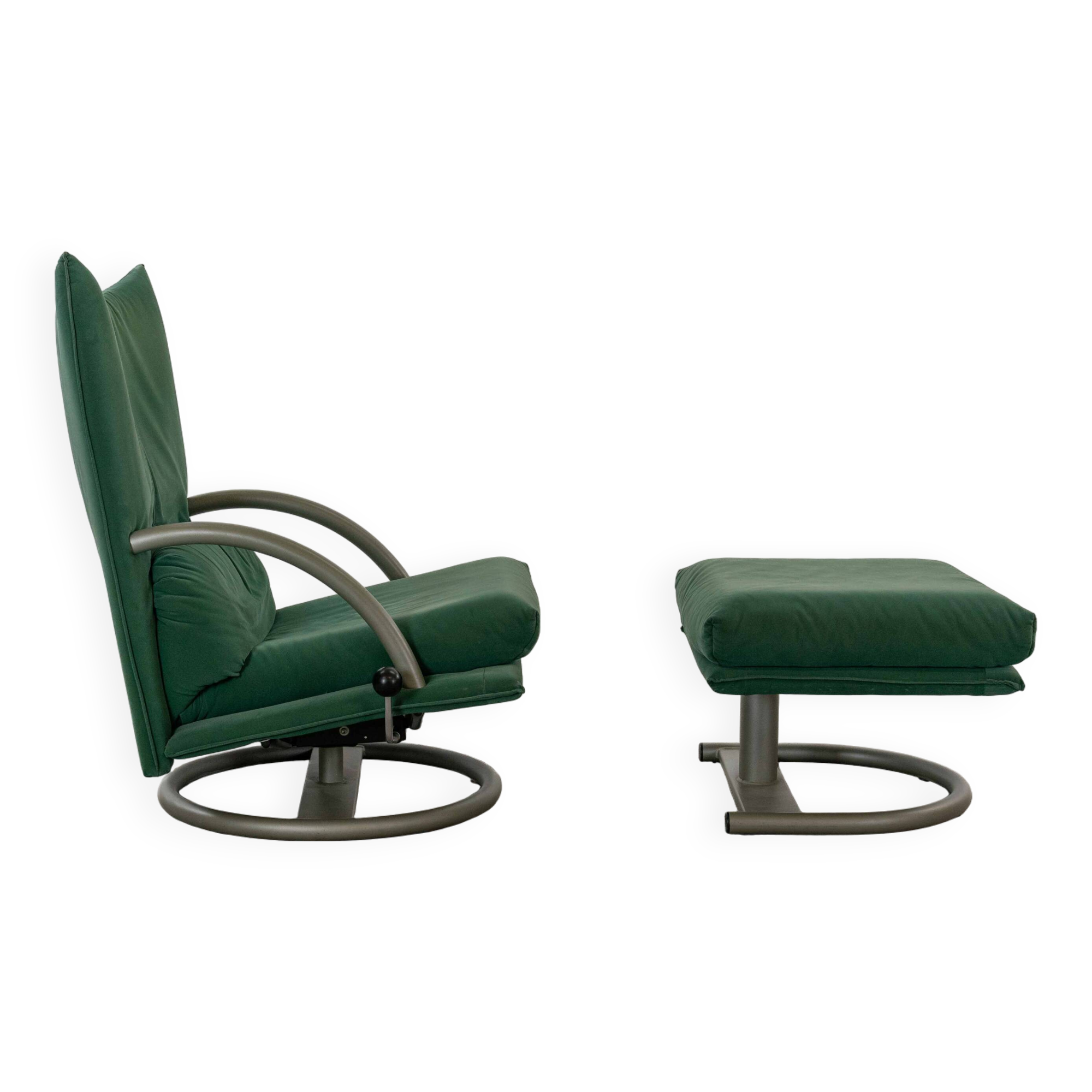 Torino Armchair and Stool 418 by Rolf Benz/BMP, 90s