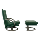Torino Armchair and Stool 418 by Rolf Benz/BMP, 90s