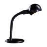 Matte Black Table Lamp with Spherical Hood