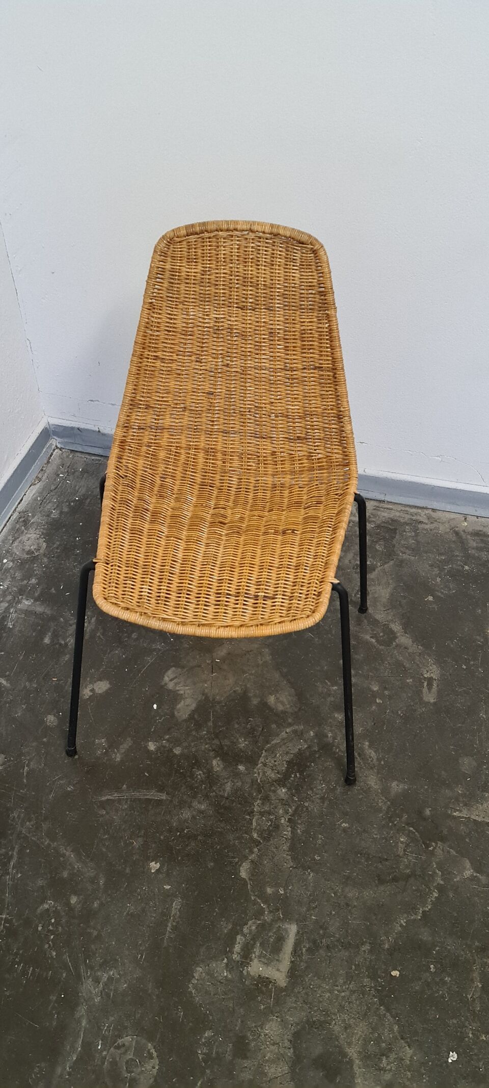 Wicker chair 1950