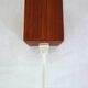 Scandinavian suspension in perspex and teak from the 60s/70s.
